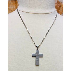 Stainless Steel Cross of Faith Necklace for Women Or Men